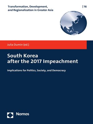 cover image of South Korea after the 2017 Impeachment